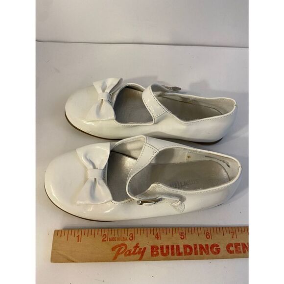 Smart fit white patent shoes size 11.5 - Picture 1 of 4